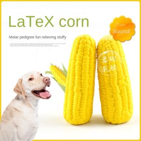 Pet dog voice toy gritty teeth resistant dog toy pet simulation corn toy