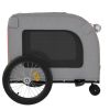 Pet Bike Trailer Orange and Gray Oxford Fabric and Iron